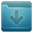 Folder Blue Downloads Icon 48x48 png